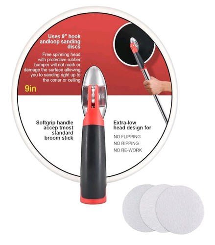 Radius drywall sander handheld - drywall,