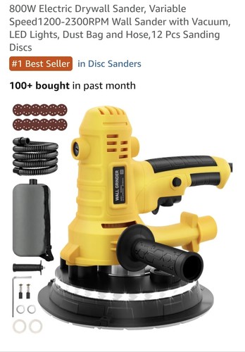 Drywall sander 800w electric - drywall,